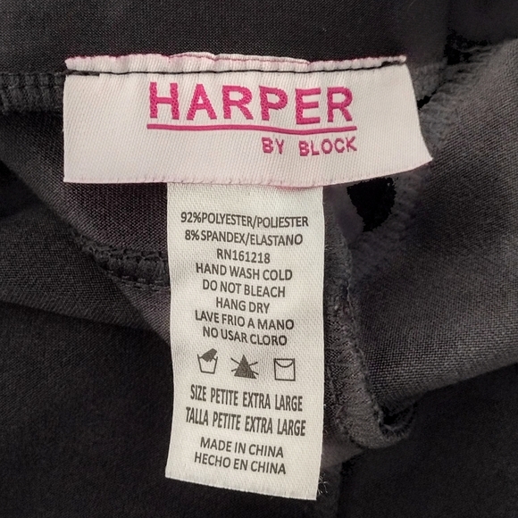 Harper By Block Petites Grey Dress Pants Size PXL - Picture 4 of 4